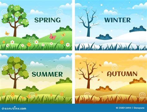Image result for Spring/Summer Fall/Winter Cartoon