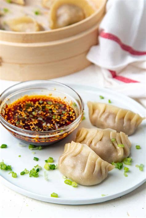 Juicy Steamed Chicken Dumplings - The Flavor Bender