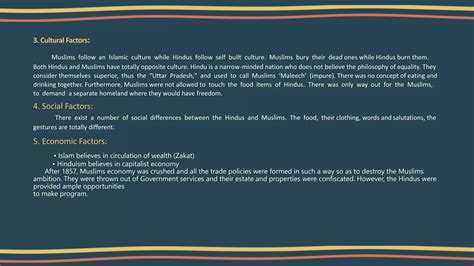 Factors Leading to Muslim Separatism in the Sub-continent.pptx
