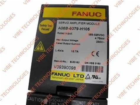 Fanuc Servo Amplifier Unit - FANUC A06B-6079-H105 Servo Amplifier ...