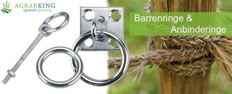 Bar Rings & Rings for cattle etc