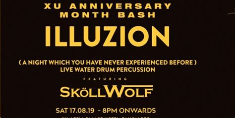 XU (Leela Palace) Anniversary Celebration with Water Drum Show at XU ...