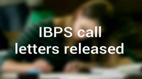 IBPS CWE Clerk V Preliminary Exam Call letters: Released! - India Today