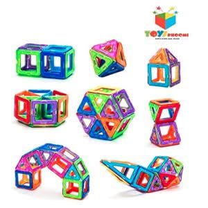 Toys Bhoomi 20 Piece Magical Magnetic Building Blocks Construction ...