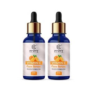 Elatiz Vitamin C Face Serum - Hyaluronic Acid For Brightening & Anti ...