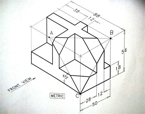isometric drawing for practice