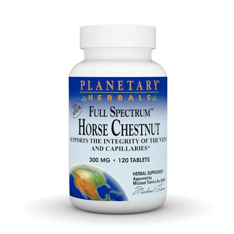 Buy Planetary Herbals Full Spectrum Horse Chestnut, Supports The ...