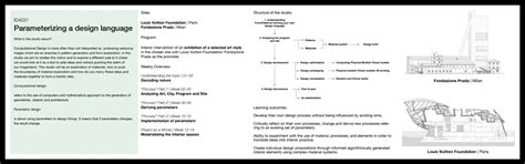 PG MID Studio 2 | Parameterising A Design Language | CEPT - Portfolio