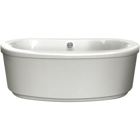 Jacuzzi MJ25917 Bravo 66" Soaking Freestanding Bathtub with Center ...