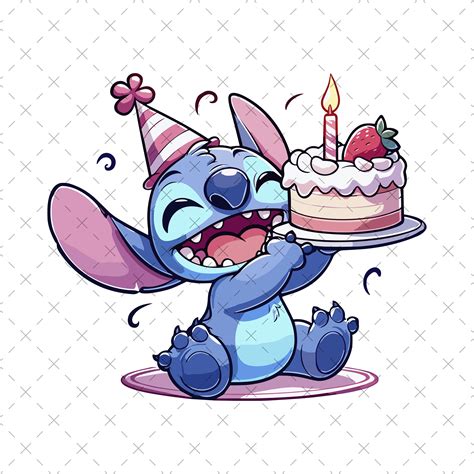 Happy Birthday Stitch PNG, Birthday Stitch SVG, Birthday Lilo and ...