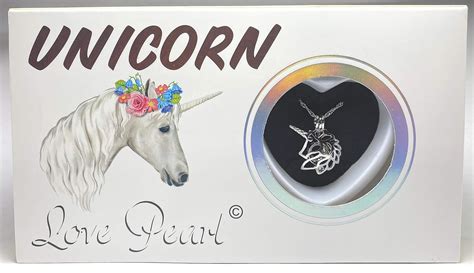 Love Pearl Unicorn Love Wish Pearl Chain Necklace Pendant Cultured Kit ...