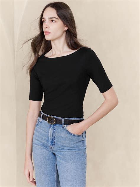 Women's Elbow Length Tee Shirts | Gap