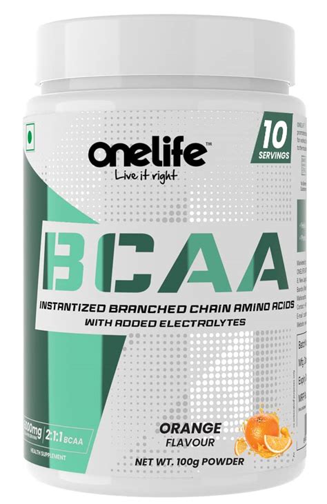 OneLife Bcaa 6000 Mg With Ratio Of 2:1:1 Of Leucine Iso-Leucine Valine ...