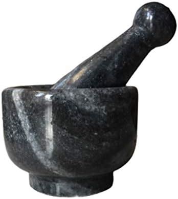 HANDICRAFT BAZAAR Marble Mortar and Pestle Green 5 Inch | Imam Dasta ...