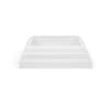 Fiberon 4-in x 4-in White PVC Deck post base trim in the Deck Accents ...