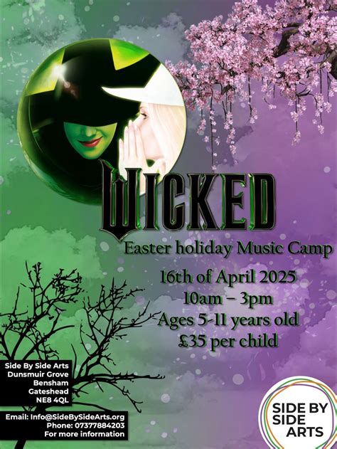Wicked Easter holiday Music Camp, Side By Side Arts, Dunsmuir Grove ...