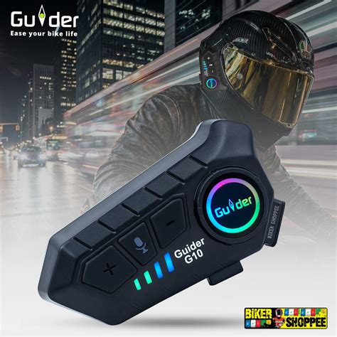 GUIDER G10 WIRELESS HELMET BLUETOOTH HEADSET – BiKER SHOPPEE