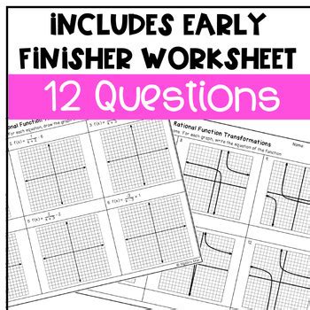 Graphing Rational Functions with Transformation 的图像结果