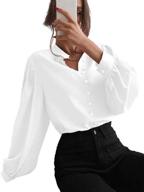White Blouse Long Sleeve