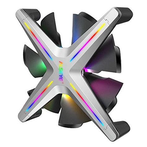 ALSEYE XTREME-X12 Grey 3 X 120mm ARGB Computer Case Fan with Commander ...