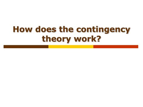 Image result for Elements of Contingency Theory