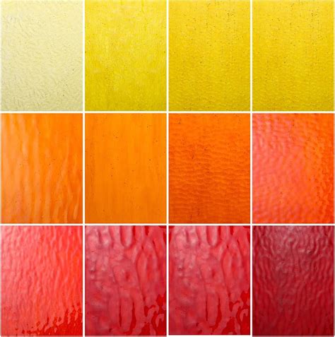 Buy Lanyani 10 Sheets Transparent Stained Glass Sheets Pack, 4x6 inch ...