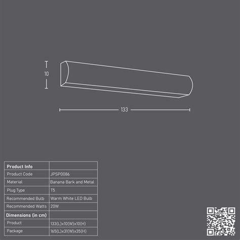 Buy Wall Lamp | Tube Cover Curve Bark Wall Lamp | Shop at Oorjaa