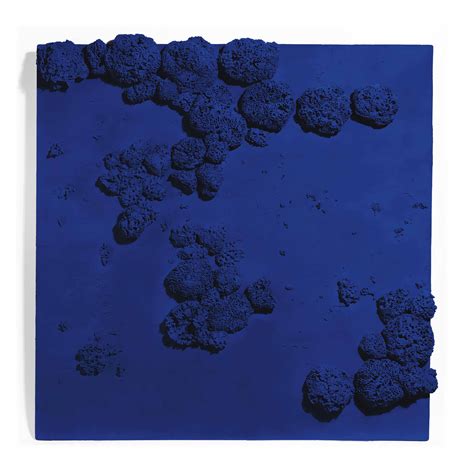 Yves Klein (1928-1962) | Rélief éponge bleu (RE 51) | Abstract Blue ...