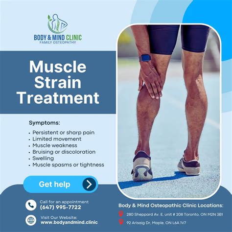 Muscle Strain Treatment - Osteopathy Clinic in Toronto