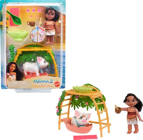 Buy Disney Moana 2 Simea & Pua Bathtime Fun Playset, Fashion Doll & 10 ...