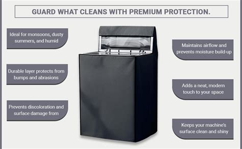 Wings Star Waterproof Top Load Fully Automatic Washing Machine Cover ...