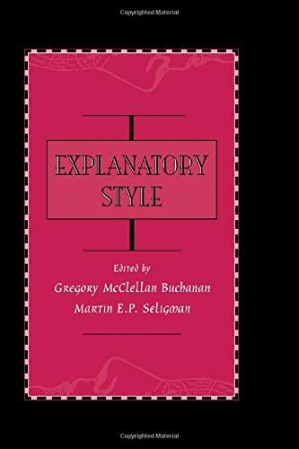 Buy Explanatory Style Book Online at Low Prices in India | Explanatory ...