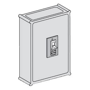 31573 - weatherproof enclosure - plastic - for Compact NS250 ...