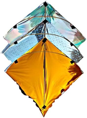 BITONA® Paper Kite Indian Kite Tri Color Pack of 20 Small Kites Size 4. ...