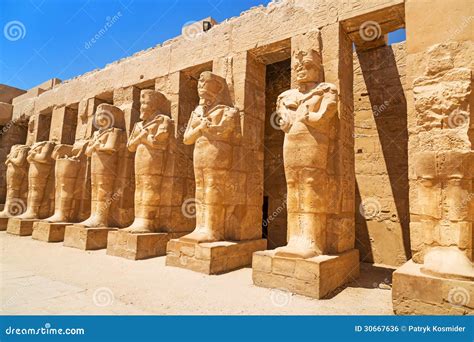 Ancient Architecture of Karnak Temple in Luxor Stock Photo - Image of archaeology, egyptian ...