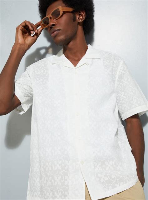 Buy URB_N Men Embroidered Resort Shirt Online at just Rs. 999.0 ...