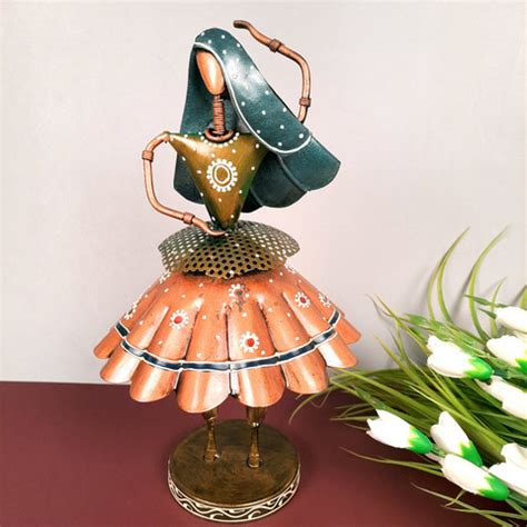 Apkamart Showpiece Dancing Girl - For Home Decor | Handicraft Figurines ...