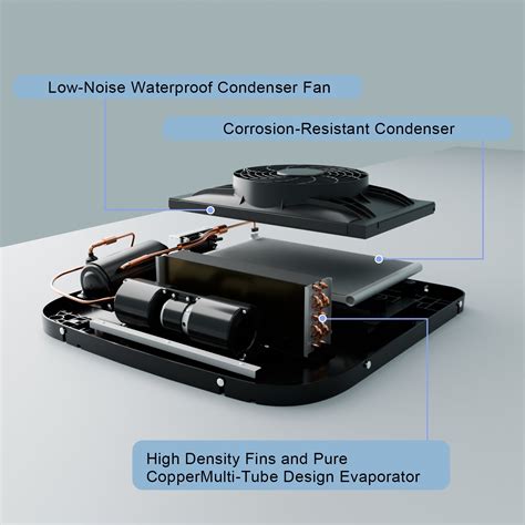 RV Air Conditioner, 12V/24V 10000 BTU Rooftop Cooling Air Conditioner
