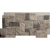 Ekena Millwork 49-in x 24.5-in Castle Rock Stacked Stone 8-sq ft Smokey ...