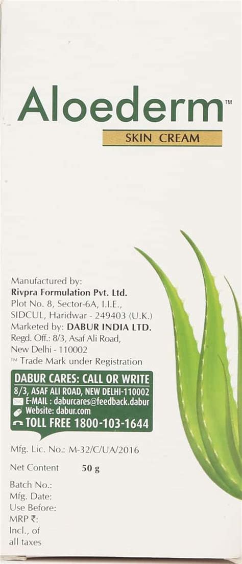 Buy ALOEDERM CREAM 25GM Online & Get Upto 60% OFF at PharmEasy