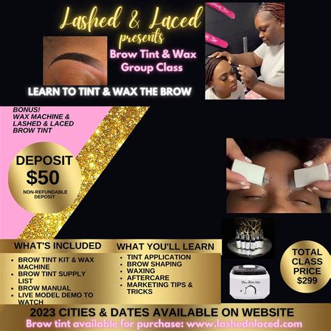 Eyebrow Tint & Wax Group Training- DALLAS TX, Holiday Inn Express ...