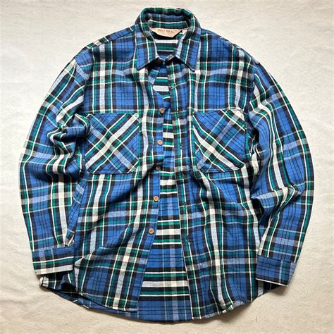 BIG MAC 〈JCPenney〉 1980's〜 MADE IN U.S.A. FLANNELSHIRT ビッグマック フランネルシャツ ...