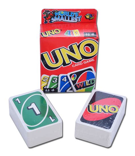 Buy Worlds SmallestUNO - Miniature Version of the Classic Card Game ...
