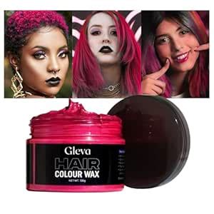 Gleva Temporary Hair Color Wax, Instant Hair Wax, Hair Pomades, Strong ...