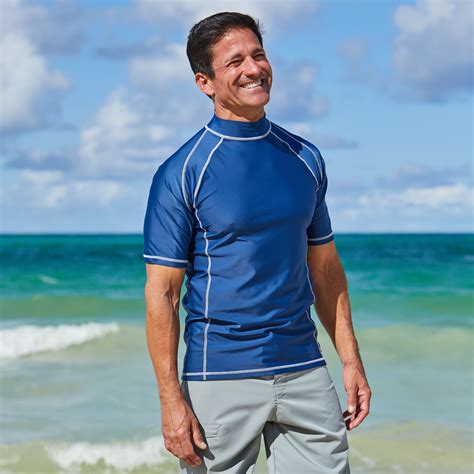 Men's Short Sleeve Swim Shirts | Sun Protection Active Shirt – UV Skinz®