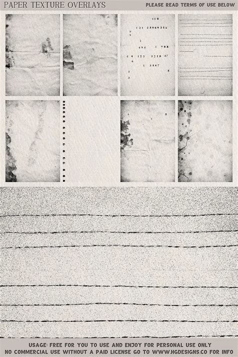 Free Download: Paper Texture Png Overlays – HG Designs | Photoshop ...