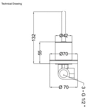 WALL MOUNTED DEUSH MIXER - AQUANT - ( ROSE GOLD - JOYSTICK - 0x0 mm - – chabsons