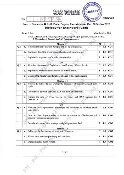 Dl9836 - Vtu paper - GffiSffiffi USN BBOC4OT Fourth Semester B.E./B ...