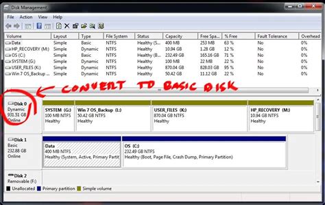 Image result for How to Convert Dynamic Disk to Basic