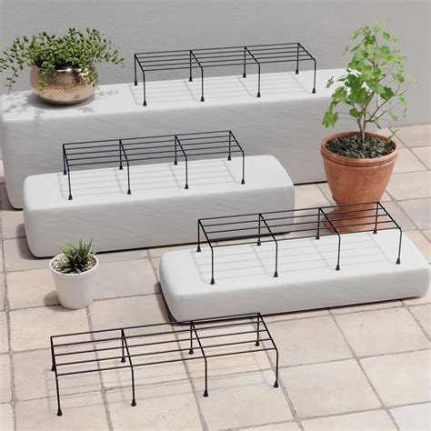 Lifelong Set of 4 Plant Stand for Balcony & Living Room Capacity 65Kg ...